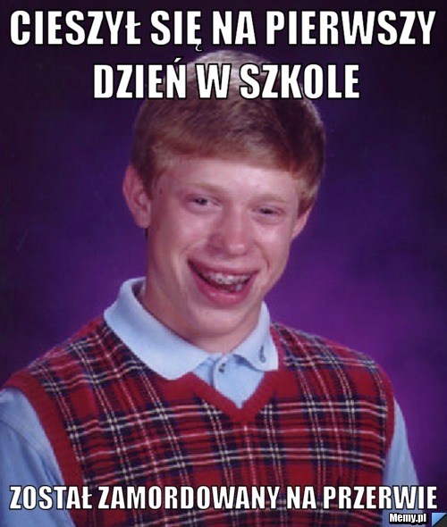 Cieszył się na pierwszy dzień w szkole Został zamordowany na przerwie