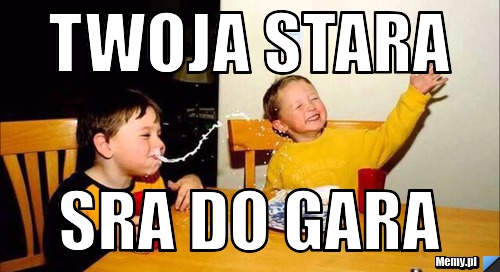 Twoja stara sra do gara