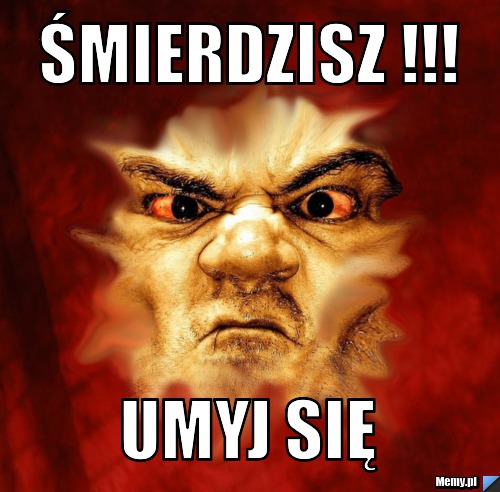 ŚMIERDZISZ !!! umyj się