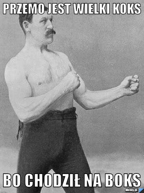 Przemo jest wielki koks bo chodził na boks