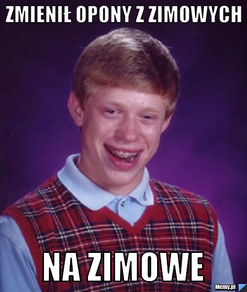 Zmienił opony z zimowych na zimowe