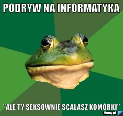 Podryw na informatyka "Ale ty seksownie scalasz kom&oacute;rki"