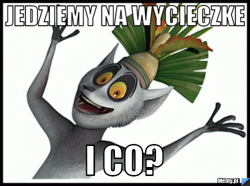 JEDZIEMY NA WYCIECZKE i co?