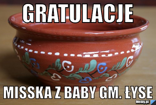 Gratulacje Misska z baby gm. łyse