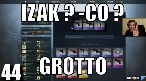IZAK ? -CO ? GROTTO