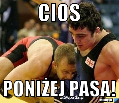 Cios poniżej pasa!
