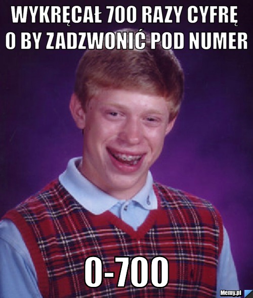Wykręcał 700 razy cyfrę 0 by zadzwonić pod numer 0-700