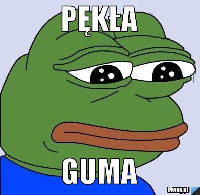 Pękła guma
