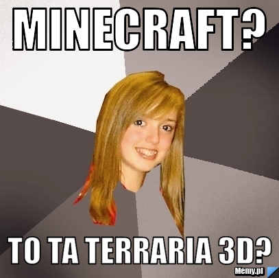 Minecraft? to ta terraria 3d?