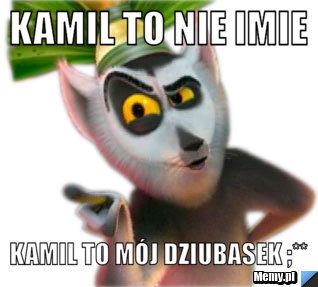Kamil to nie imie Kamil to mój dziubasek ;**  