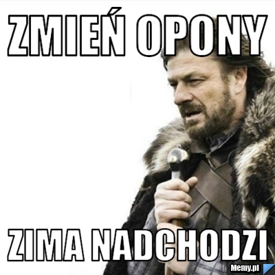 Zmień opony zima nadchodzi