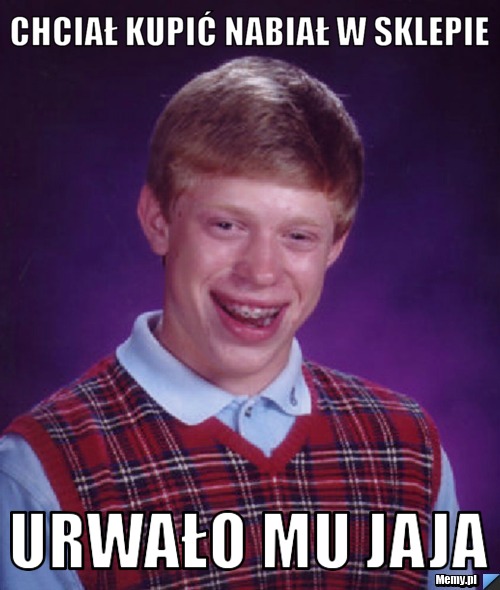 Chciał kupić nabiał w sklepie urwało mu jaja 