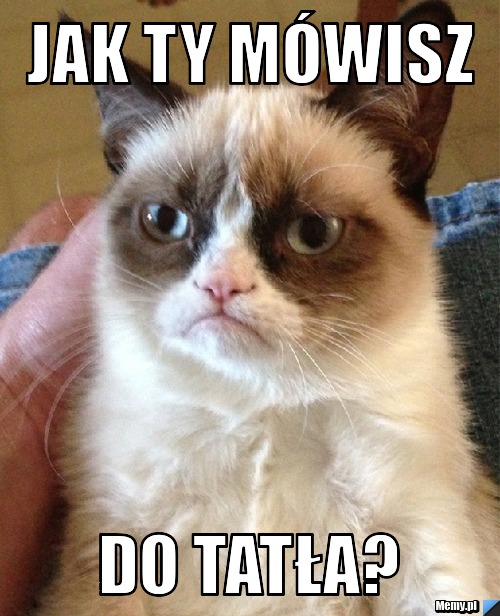 Jak ty mówisz  do tatła?