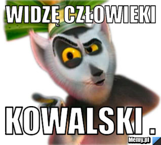 Widzę człowieki  kowalski . 