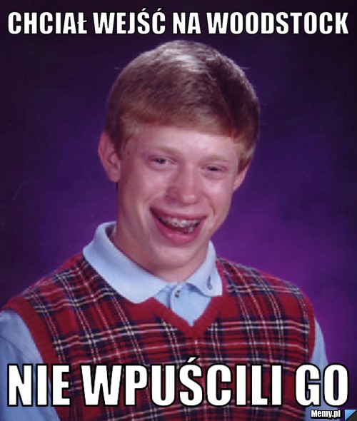 Chciał wejść na Woodstock  nie wpuścili go 