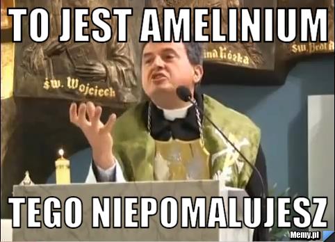 TO JEST AMELINIUM TEGO NIEPOMALUJESZ
