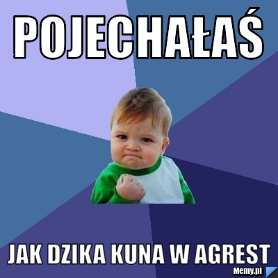 Pojechałaś Jak dzika kuna w agrest