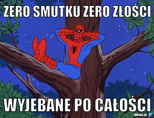 Zero smutku zero złości wyjebane po całości