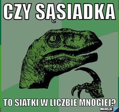 Czy sąsiadka to siatki w liczbie mnogiej?