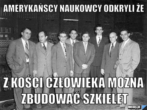 Amerykańscy naukowcy odkryli że z kości człowieka można zbudować szkielet