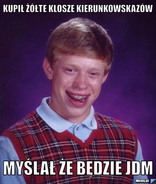 Kupił żółte klosze kierunkowskazów myślał że będzie JDM