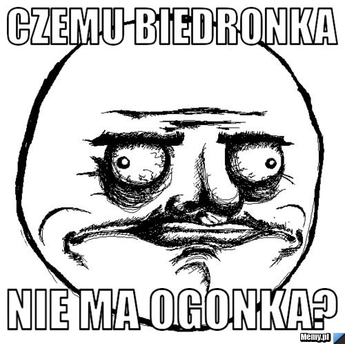 Czemu biedronka nie ma ogonka?
