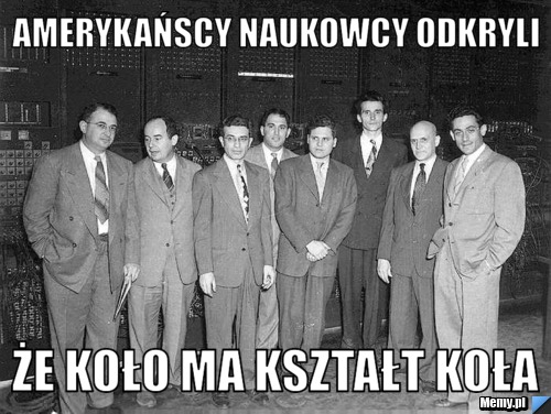 Amerykańscy naukowcy odkryli że koło ma kształt koła