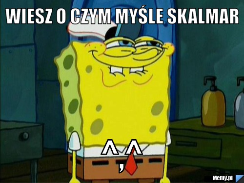 WIESZ O CZYM MYŚLE SKALMAR ^,^