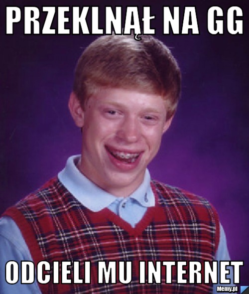Przeklnął na gg odcieli mu internet