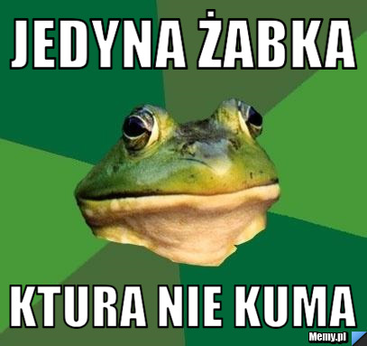 Jedyna żabka ktura nie kuma