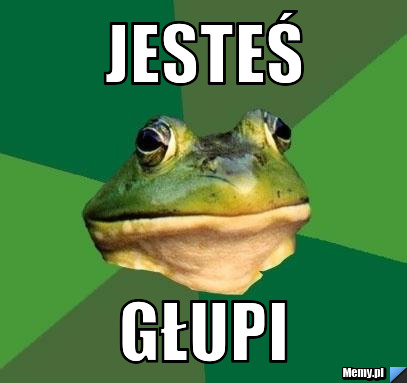 Jesteś  głupi