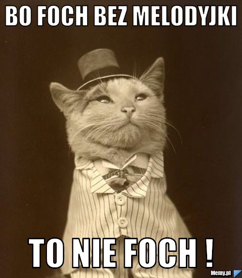 Bo foch bez melodyjki to nie foch !