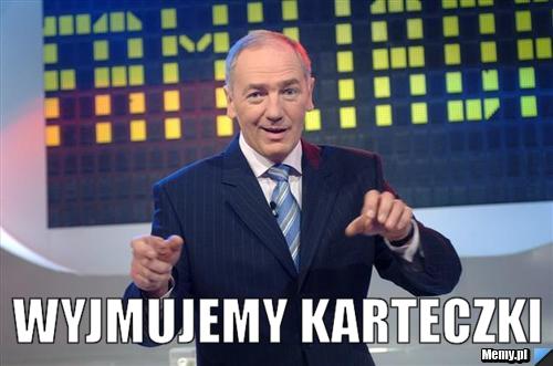  wyjmujemy karteczki