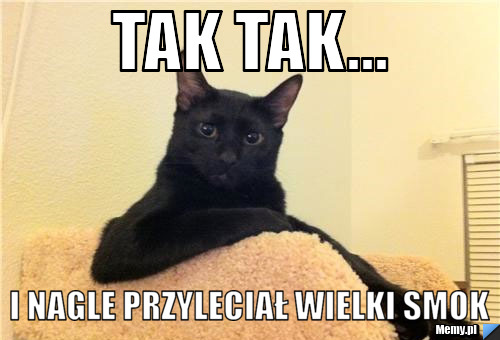 TAK TAK... I NAGLE PRZYLECIAŁ WIELKI SMOK