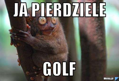 Ja pierdziele golf