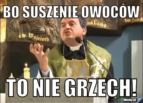 Bo suszenie owoców to nie grzech!