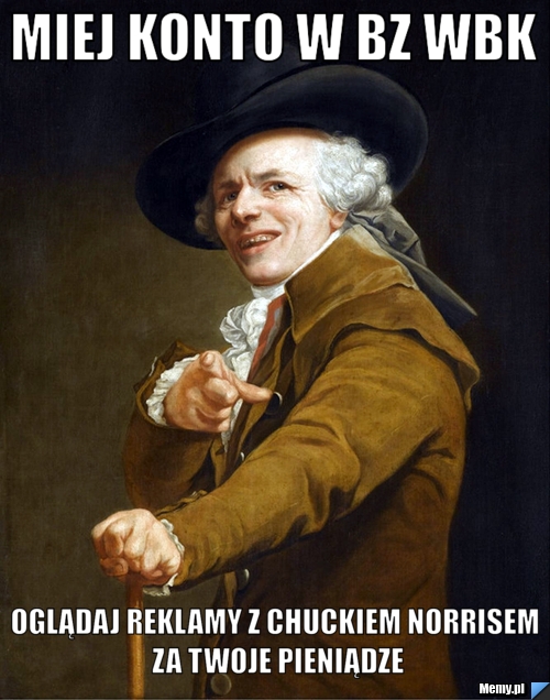 Miej konto w bz wbk oglądaj reklamy z chuckiem norrisem za twoje pieniądze