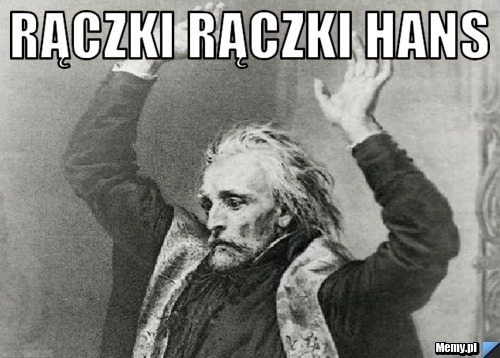 Rączki rączki Hans 