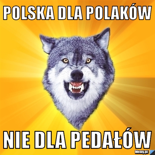 Polska dla Polak&oacute;w nie dla pedał&oacute;w