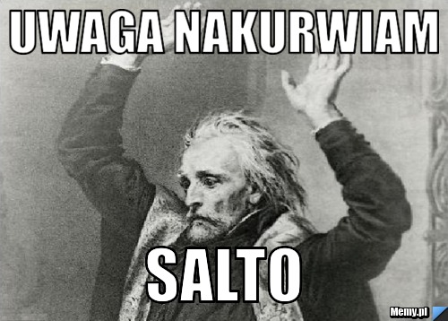 Uwaga nakurwiam salto