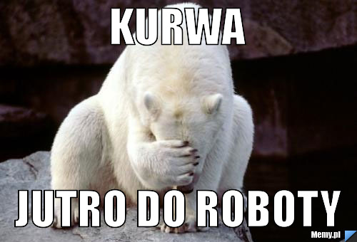 KURWA JUTRO DO ROBOTY