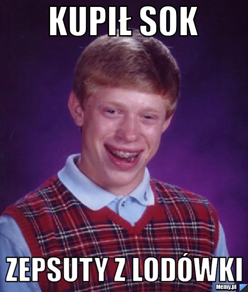 Kupił sok zepsuty z lodówki