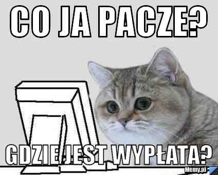 CO JA PACZE? GDZIE JEST WYPŁATA?