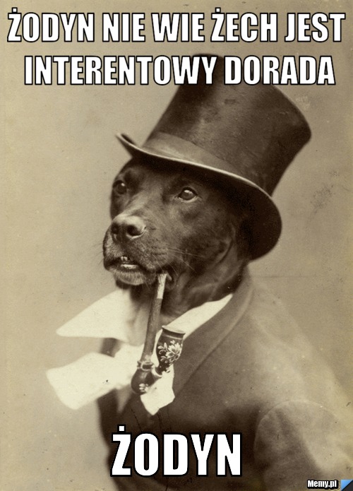 Żodyn nie wie żech jest INTERENTOWY DORADA żodyn