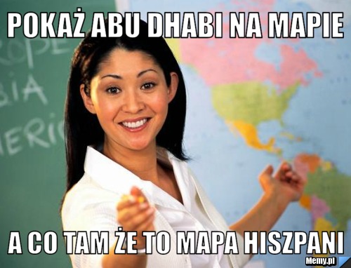 Pokaż Abu Dhabi na mapie A co tam że to mapa hiszpani