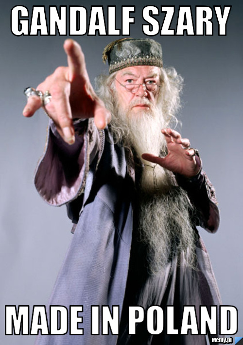 Gandalf szary  made in poland