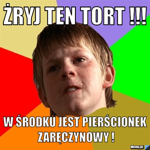 ŻRYJ TEN TORT !!! W ŚRODKU JEST PIERŚCIONEK ZARĘCZYNOWY !