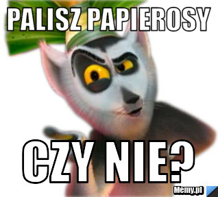 Palisz papierosy czy nie?