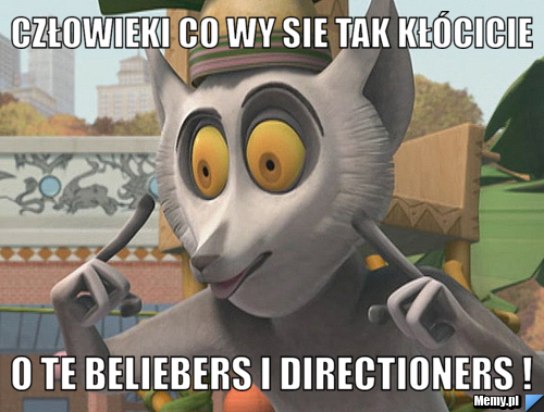 Człowieki co wy sie tak kłócicie  o te beliebers i directioners !