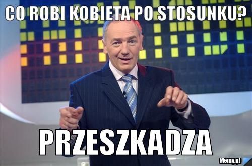 Co robi kobieta po stosunku? przeszkadza